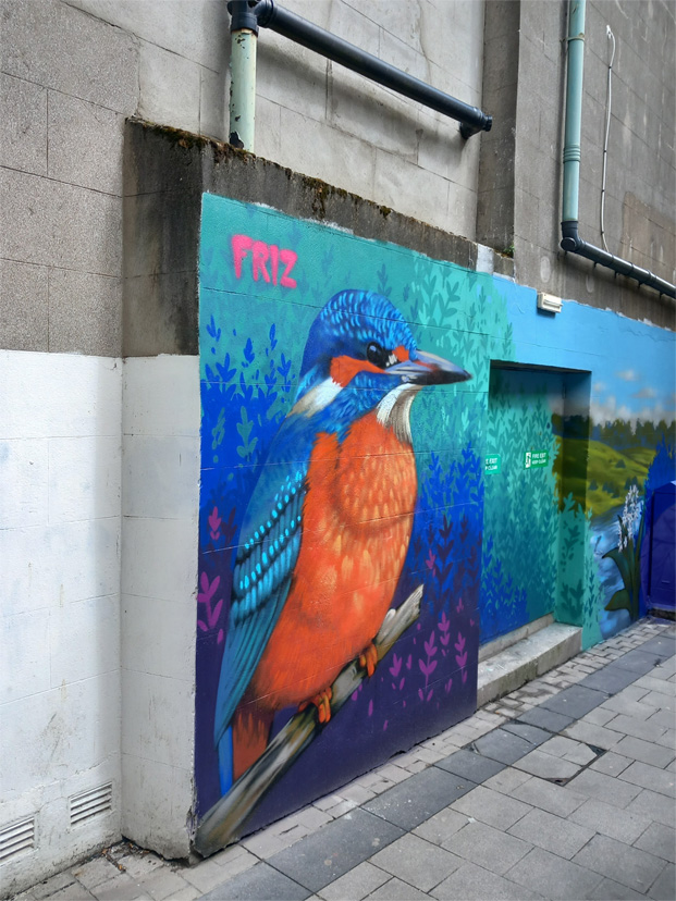 This is a photograph of some graffiti