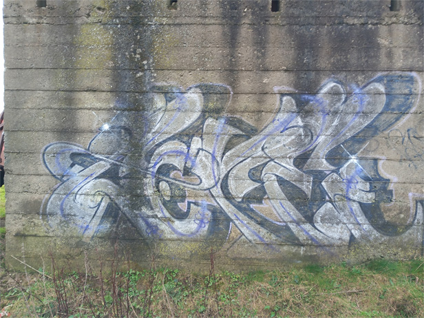 This is a photograph of some drogheda graffiti